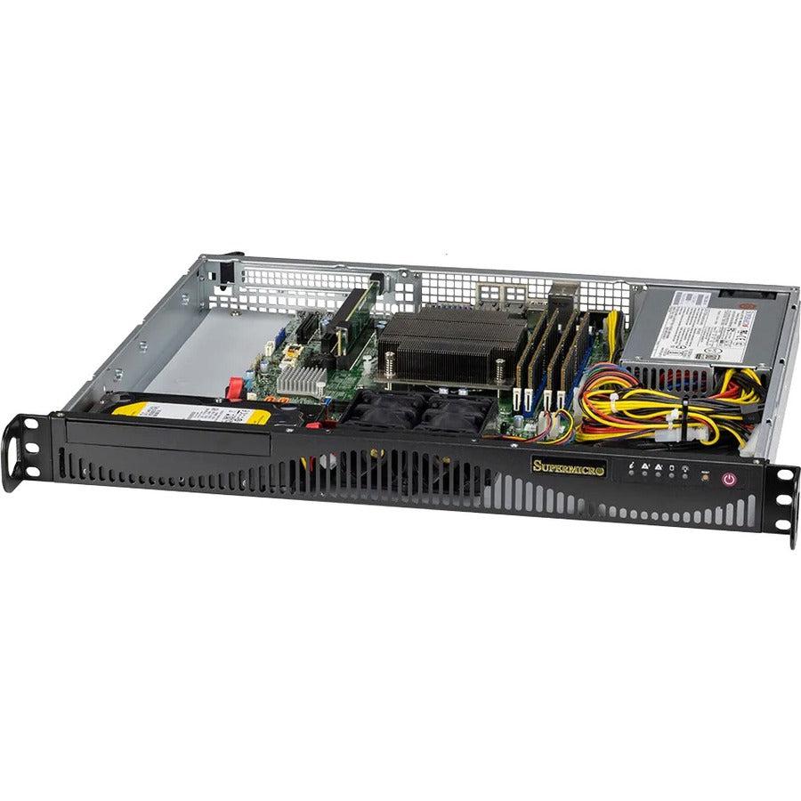 Supermicro SuperServer SYS-510T-ML Barebone System - 1U Rack-mountable - Socket LGA-1200 - 1 x Processor Support