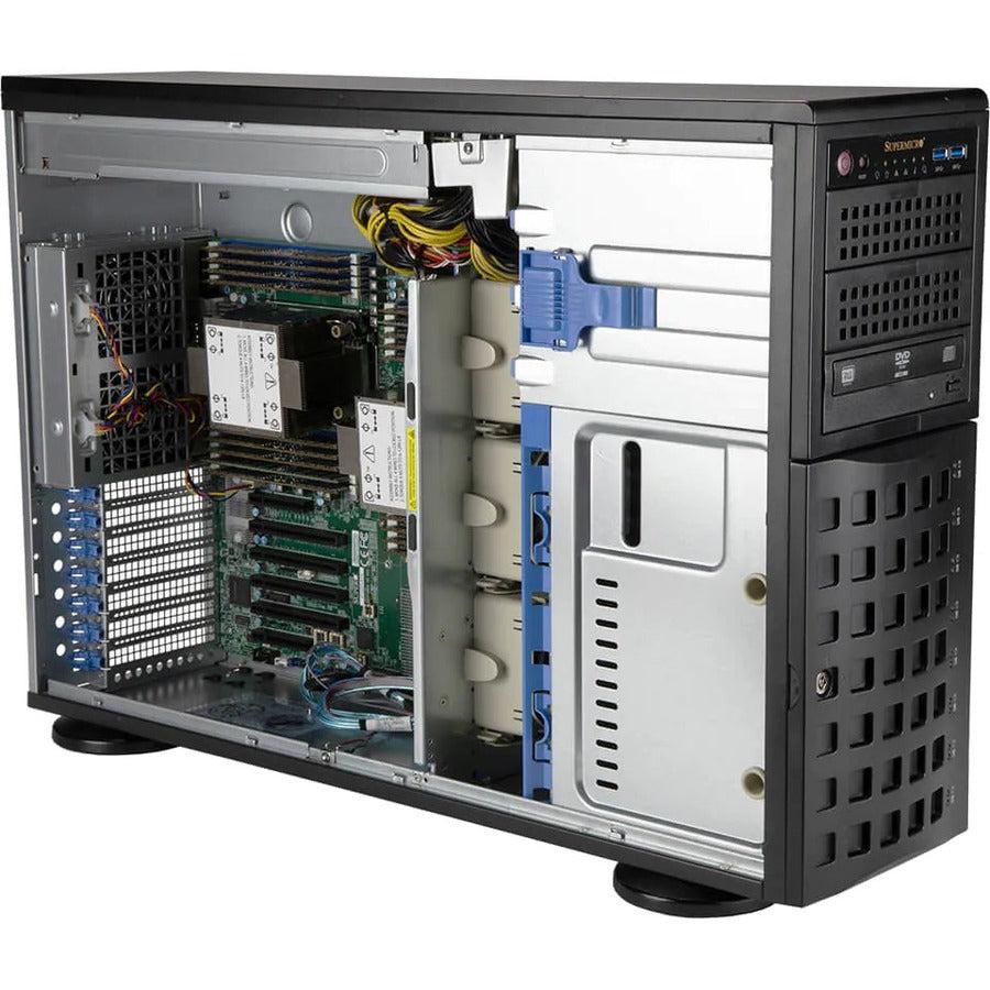 Supermicro SuperServer SYS-740P-TRT Barebone System - 4U Tower - Socket LGA-4189 - 2 x Processor Support