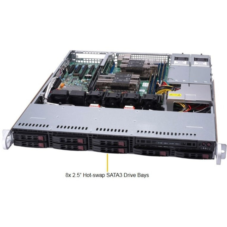 Supermicro Superserver 1029P-Mtr Intel® C621 Lga 3647 (Socket P) Rack (1U) Black