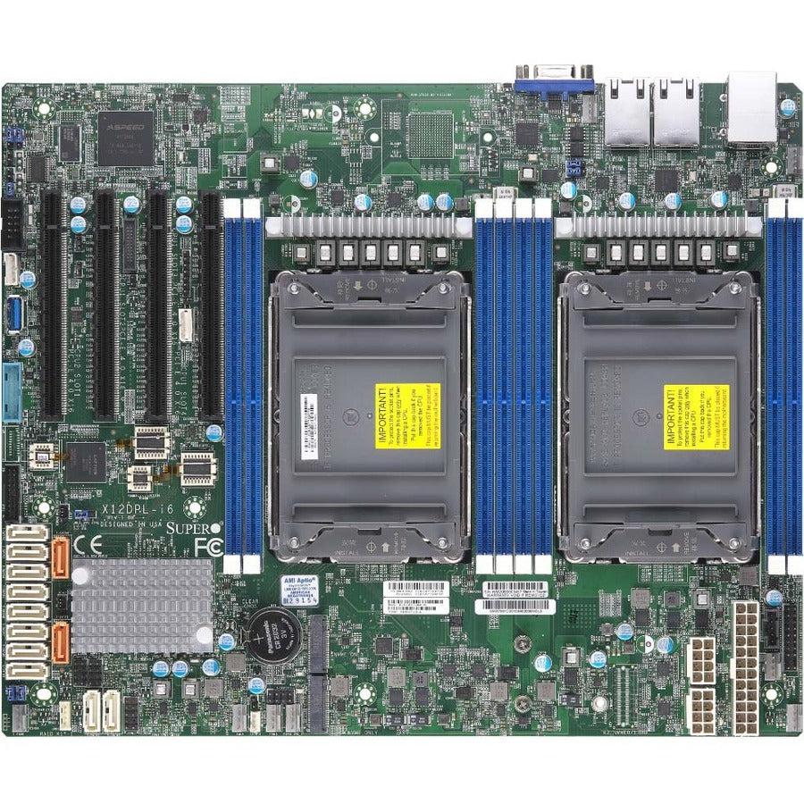 Supermicro X12DPL-i6 Server Motherboard - Intel C621A Chipset - Socket P - ATX