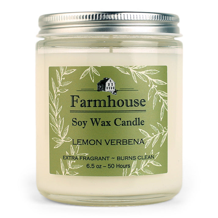 Sweet Grass Farm 6.5 Ounce Soy Candle - Lemon Verbena