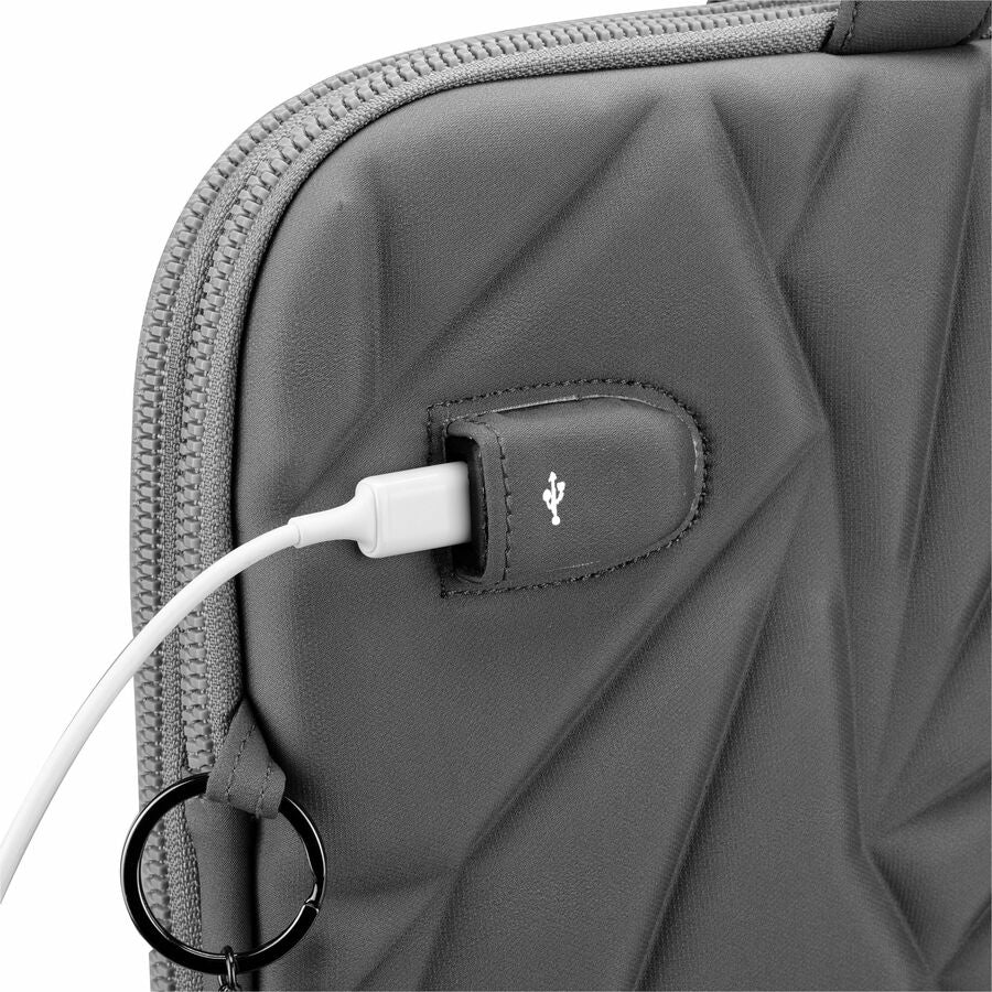 Swissdigital Design Carrying Case (Sleeve) for 14" Apple Notebook, MacBook Pro, Smartphone, Tablet, Digital Text Reader - Gray, Light Gray