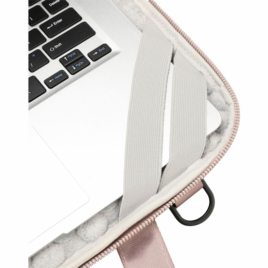 Swissdigital Design Carrying Case (Sleeve) for 14" Apple Notebook, MacBook Pro, Smartphone, Tablet, Digital Text Reader - Pink, Pale Pink