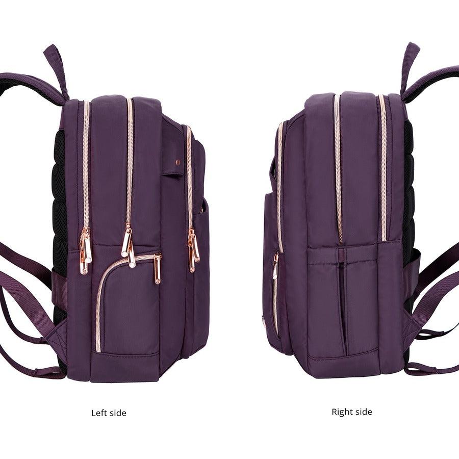 Swissdigital Design KATY ROSE F SD1006F-46 Carrying Case (Backpack) for 15.6" to 16" Apple, Amazon iPhone iPad Notebook, MacBook Pro - Purple