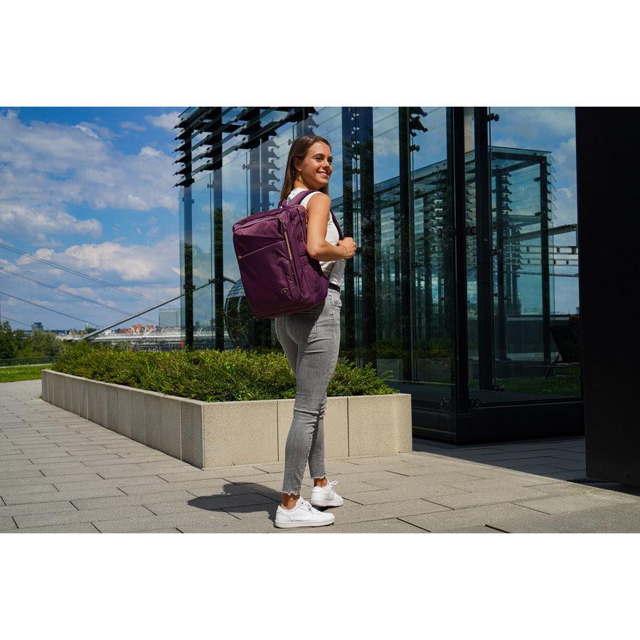 Swissdigital Design KATY ROSE F SD1006F-46 Carrying Case (Backpack) for 15.6" to 16" Apple, Amazon iPhone iPad Notebook, MacBook Pro - Purple