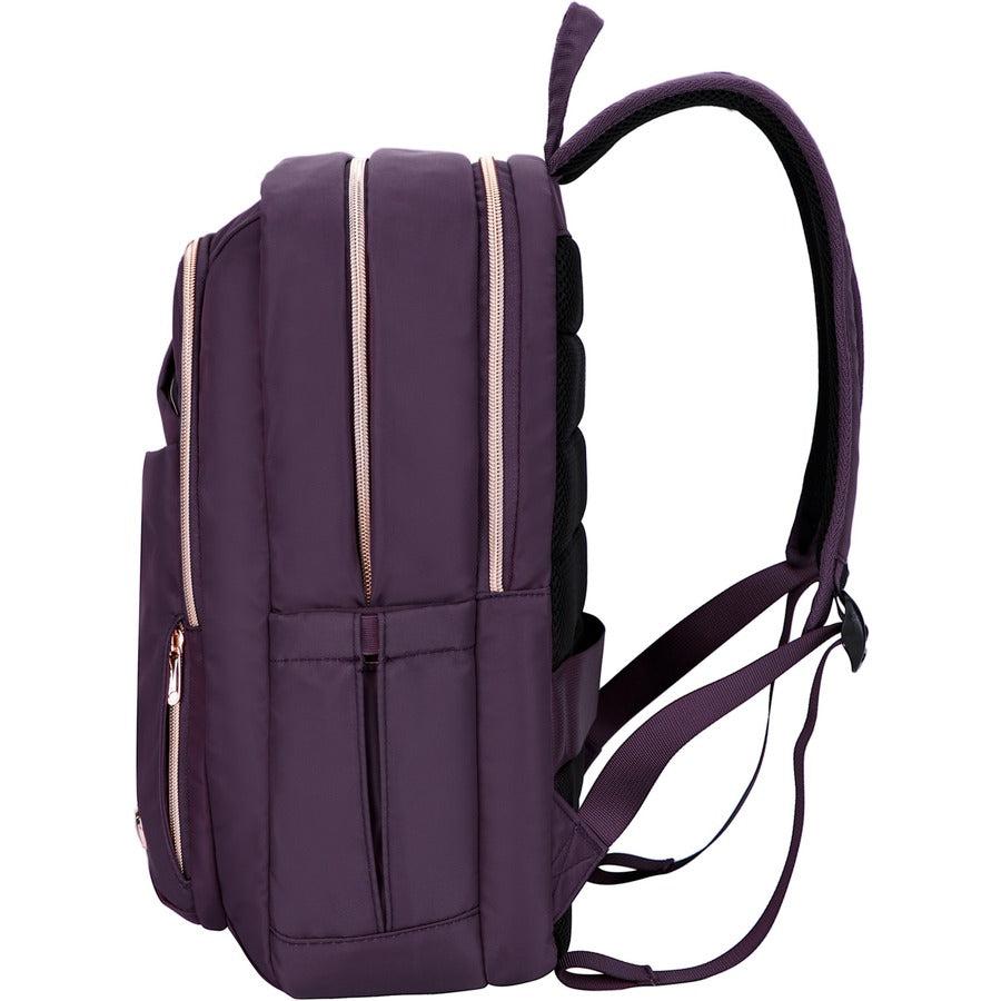 Swissdigital Design KATY ROSE F SD1006F-46 Carrying Case (Backpack) for 15.6" to 16" Apple, Amazon iPhone iPad Notebook, MacBook Pro - Purple