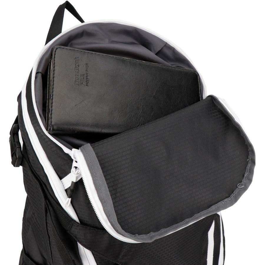 Swissdigital Design Kangaroo SD1596-01 Rugged Carrying Case (Backpack) for 16" Apple Notebook, MacBook Pro, Cell Phone, Tablet, Accessories - Black