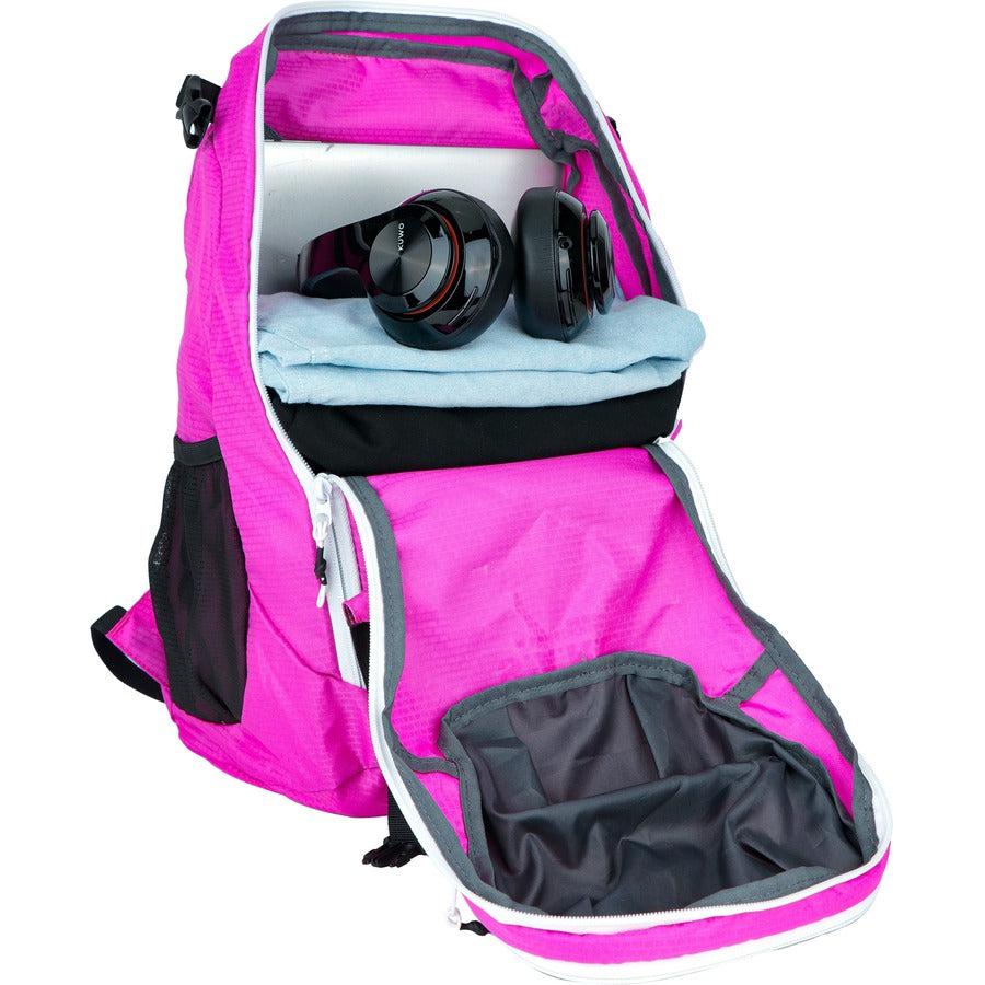 Swissdigital Design Kangaroo SD1596-46 Rugged Carrying Case (Backpack) for 16" Apple Notebook, MacBook Pro, Accessories, Tablet, Cell Phone - Pink