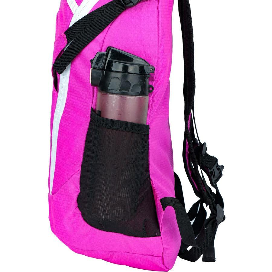 Swissdigital Design Kangaroo SD1596-46 Rugged Carrying Case (Backpack) for 16" Apple Notebook, MacBook Pro, Accessories, Tablet, Cell Phone - Pink