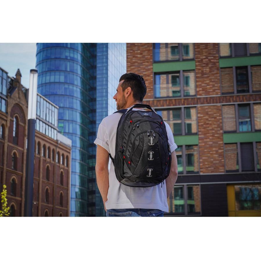 Swissdigital Design Pixel SD-857 Carrying Case (Backpack) for 15.6" to 16" Apple iPhone iPad Notebook, MacBook Pro - Black