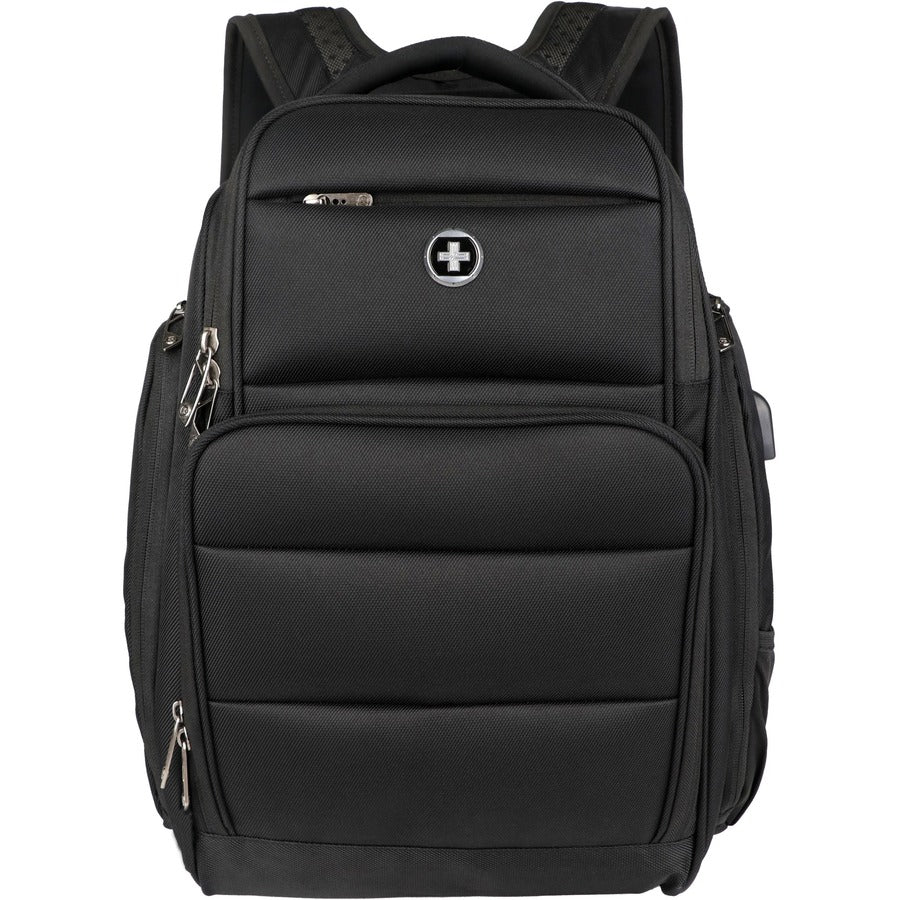 Swissdigital Design SENSOR TSG4H198-1 Carrying Case (Backpack) for 15.6" to 16" Apple Notebook - Black