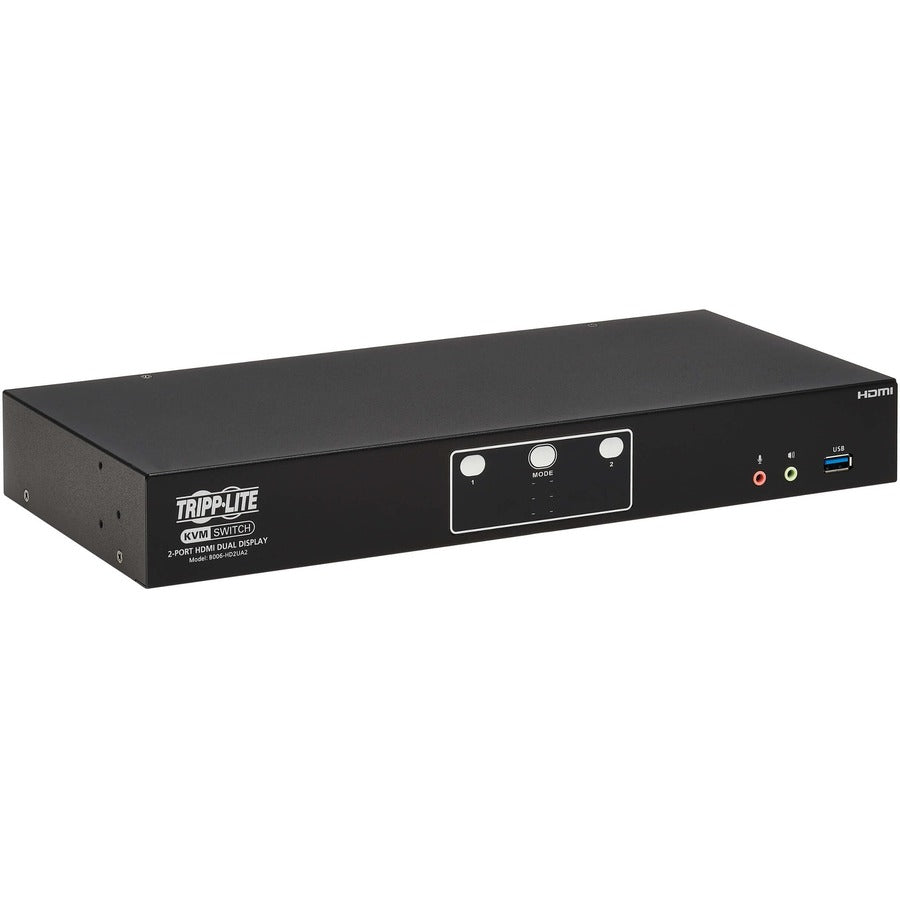 Switch HDMI 4K - 2-Port Dual Display KVM with USB 3.2 | Tripp Lite B006-HD2UA2
