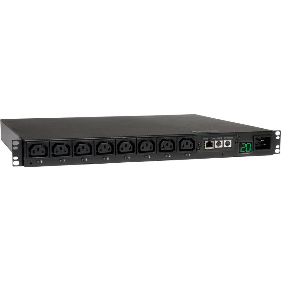 Switched Power Distribution Unit - 3.7kW Single-Phase Rack-mount PDU | Eaton Tripp Lite PDUMH20HVNET