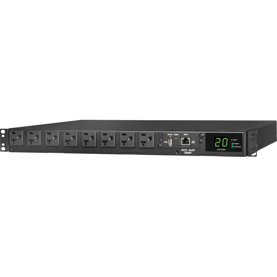 Switched Rack Power Distribution Unit - Network Monitored PDU | Tripp Lite PDUMNH20AT1