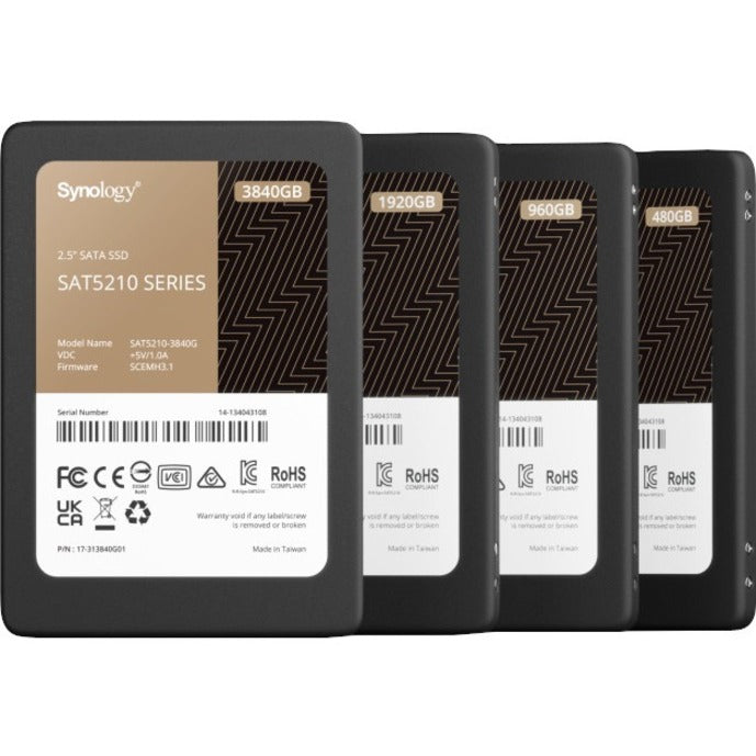 Synology SAT5210 SAT5210-1920G 1.92 TB Solid State Drive - 2.5 Internal - SATA (SATA/600)"