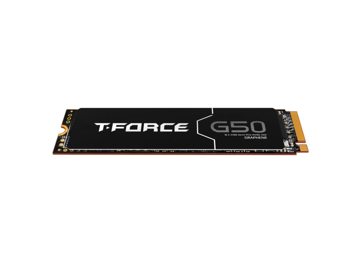 T-Force G50 512GB M.2 PCIe Gen4x4 SSD Ultra-Thin Graphene Cooling for Gamers