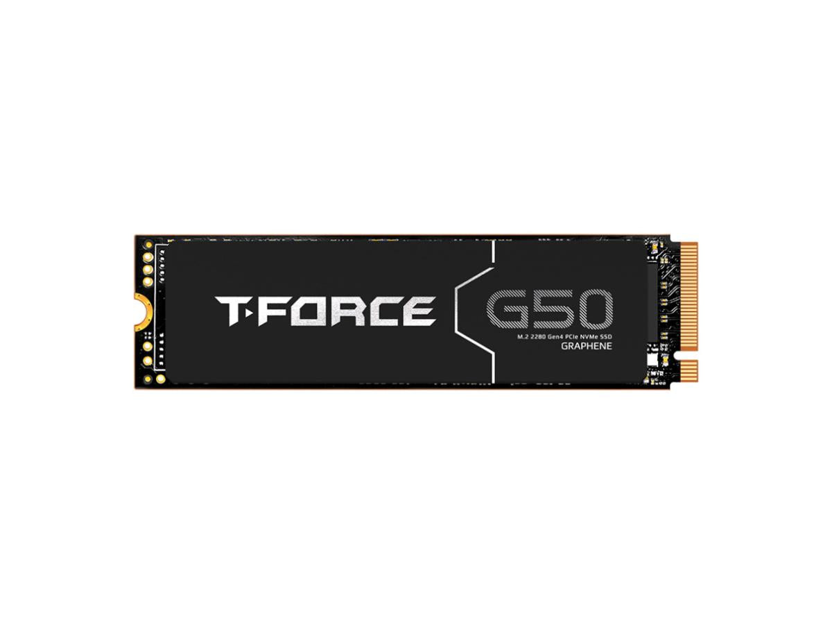 T-Force G50 512GB M.2 PCIe Gen4x4 SSD Ultra-Thin Graphene Cooling for Gamers