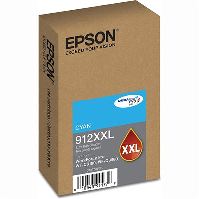 Epson DURABrite Pro T912XXL220 Cyan Ink Cartridge