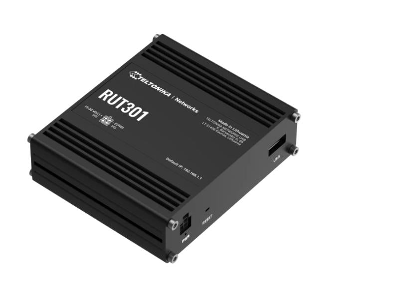 TELTONIKA RUT301 Industrial Ethernet Router - Cost-Efficient Connectivity