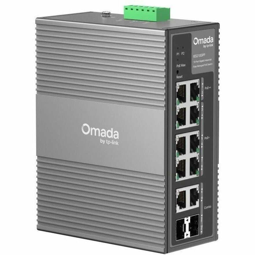 TP-LINK IES210GPP 12-Port 1Gbps PoE++ Switch for Business Networking