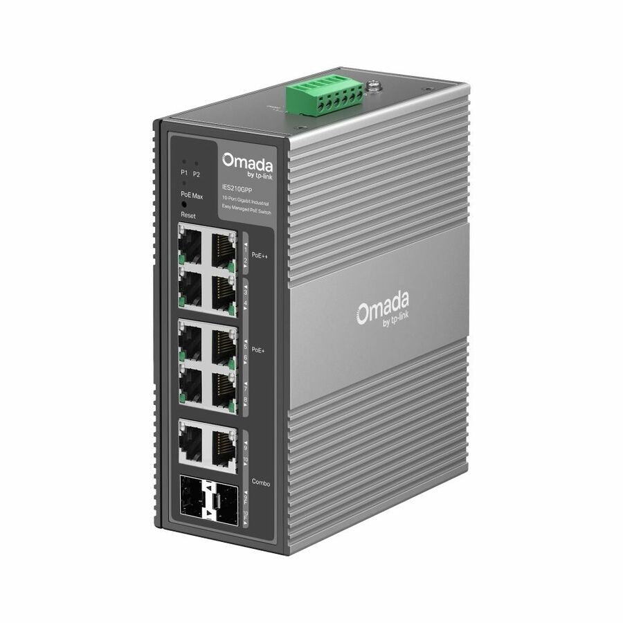 TP-LINK IES210GPP 12-Port 1Gbps PoE++ Switch for Business Networking