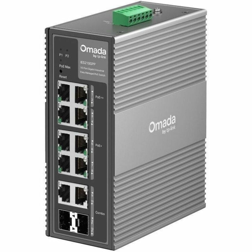 TP-LINK IES210GPP 12-Port 1Gbps PoE++ Switch for Business Networking