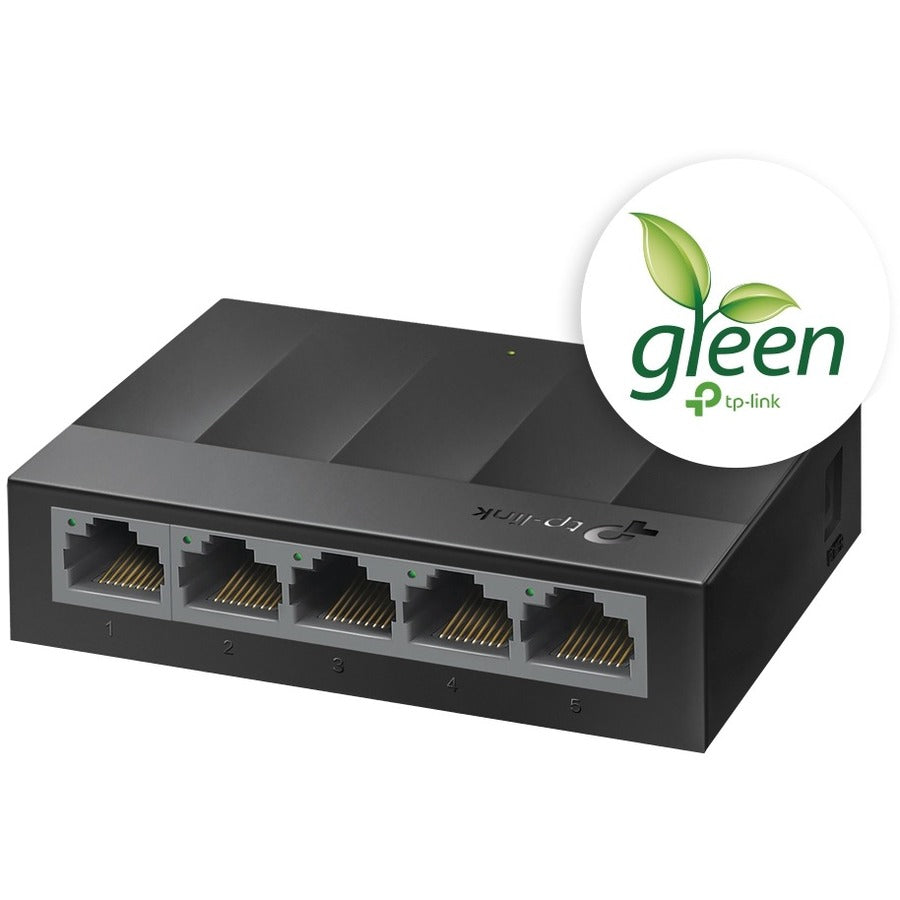 TP-Link 5-Port Gigabit Desktop Switch LS1005G - Unmanaged Green Ethernet | Tecisoft
