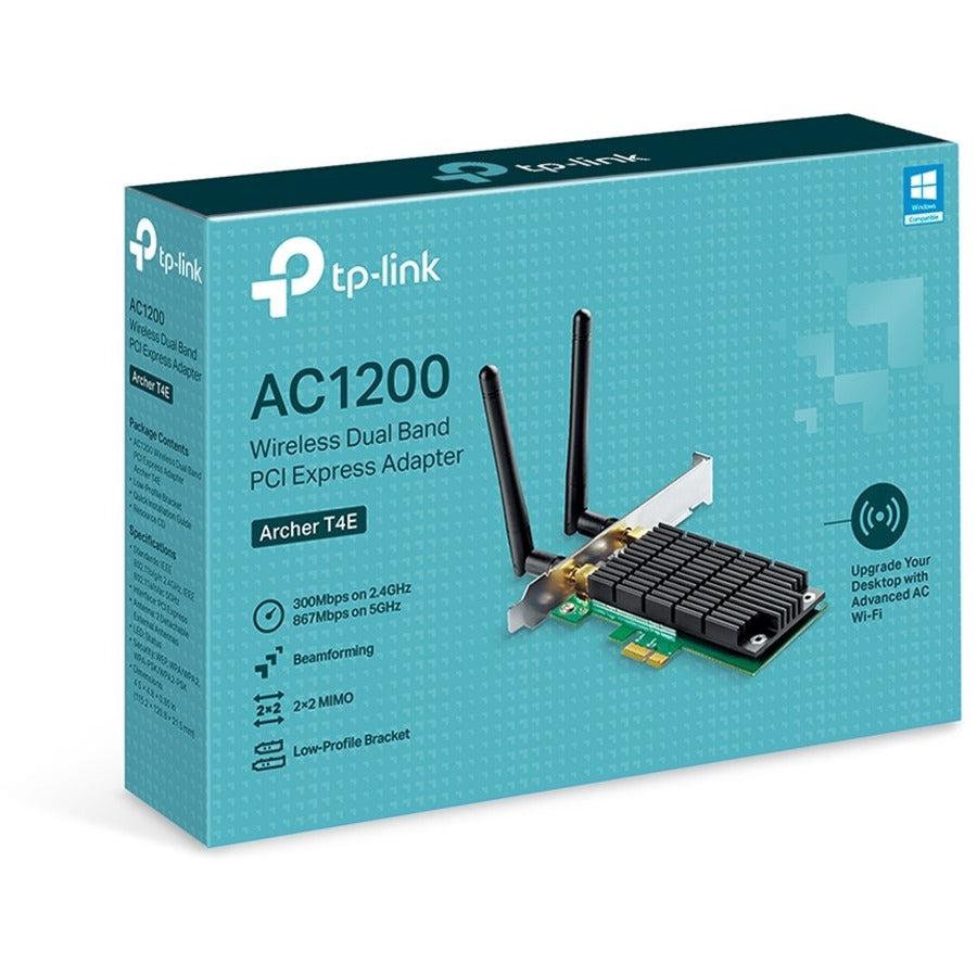 TP-Link Archer T4E - 2.4G/5G Dual Band Wireless PCI Express Adapter for Desktop Computer ARCHERT4E