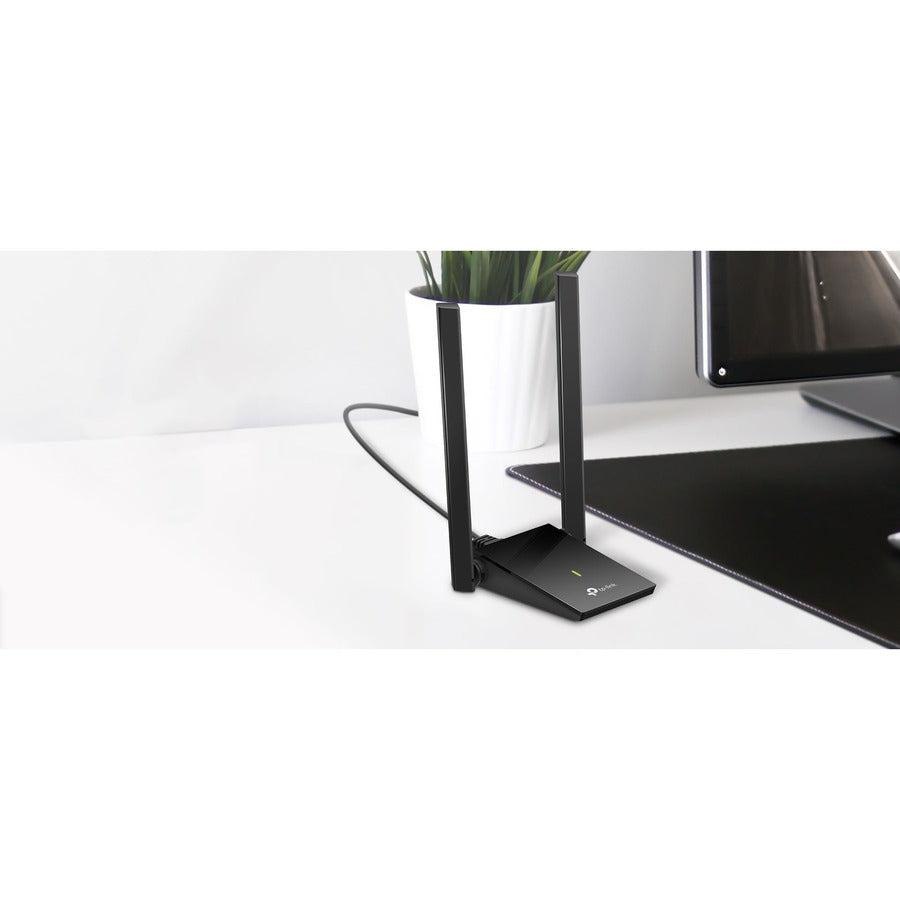 TP-Link Archer T4U Plus - IEEE 802.11ac Dual Band Wi-Fi Adapter for Desktop Computer/Notebook/Wireless Router ARCHERT4UPLUS