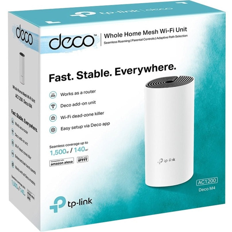 TP-Link Deco M4(1-Pack)_ISP - AC1200 Whole Home Mesh WiFi System