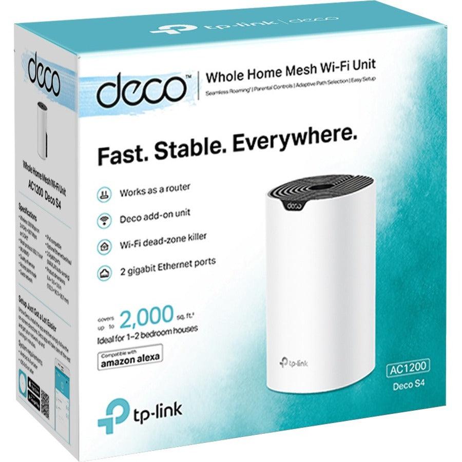 TP-Link Deco S4 - Wi-Fi 5 IEEE 802.11ac Ethernet Wireless Router DECOS41PACK
