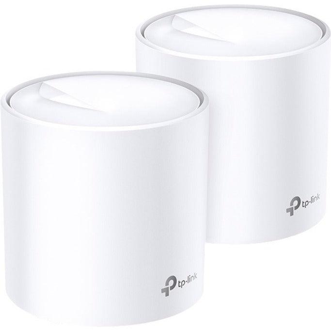 TP-Link Deco X20(2-pack) - Wi-Fi 6 IEEE 802.11ax Ethernet Wireless Router DECOX20(2-PACK)
