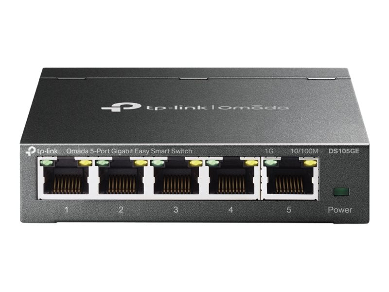 TP-Link Omada DS105GE V1.6 - Switch - smart - 5 x 10/100/1000Base-T - desktop