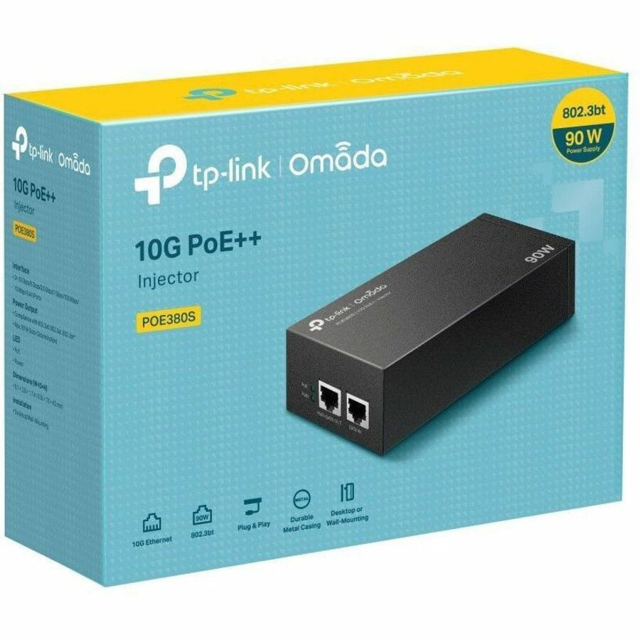 TP-Link Omada POE380S 90W PoE++ Injector
