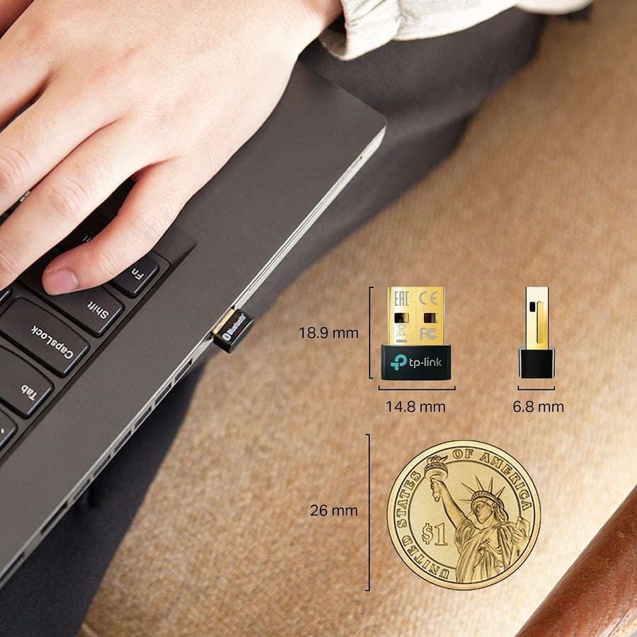 TP-Link UB500 - Bluetooth 5.0 Bluetooth Adapter for Desktop Computer/Notebook