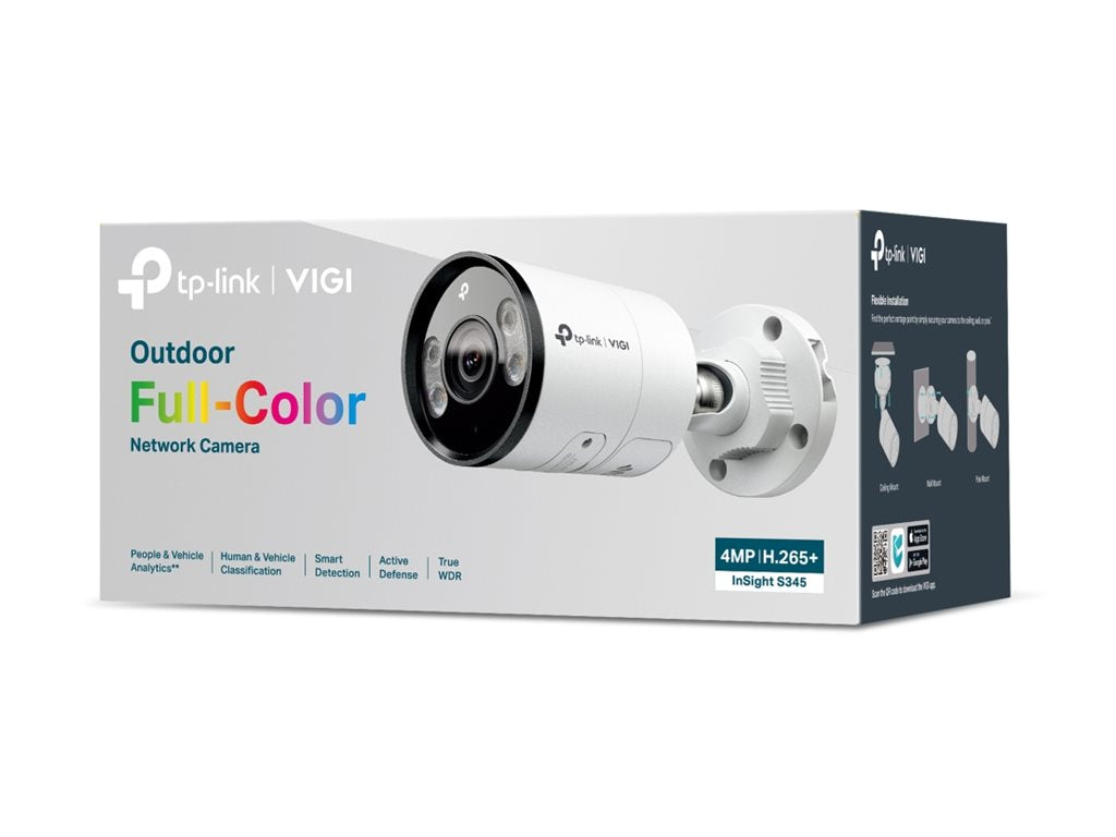 TP-Link VIGI InSight S345 V1.6 - Network surveillance camera - pan / tilt - bullet - outdoor - waterproof - color (Day&Night) INSIGHT S345(4MM)