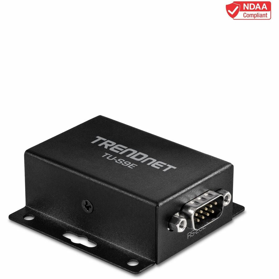 TRENDnet 1-Port Serial to IP Ethernet Converter - RS232 Networking TU-S9E
