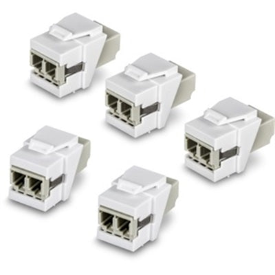 TRENDnet TC-K05LC LC Duplex Fiber Optic Keystone Coupler Jacks 5-Pack