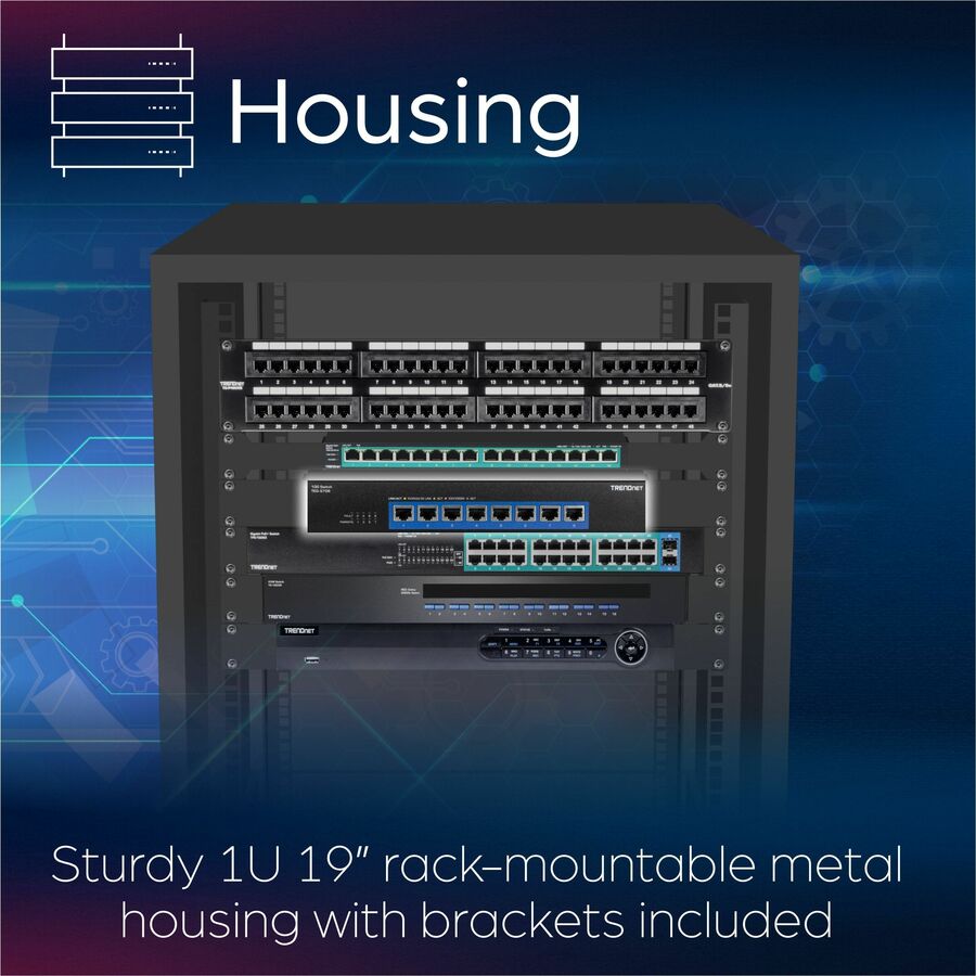 TRENDnet TEG-S708 - 8-Port 10GbE Unmanaged Switch | TechSoft