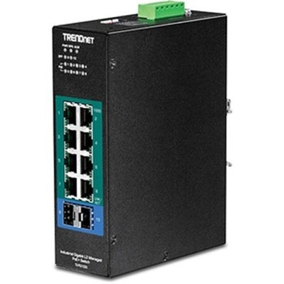 TRENDnet TI-PG102i 10-Port Industrial Gigabit PoE+ Switch