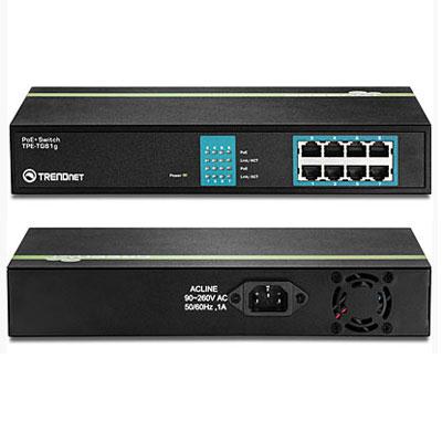 TRENDnet TPE-TG81g 8-Port Gigabit PoE+ Switch