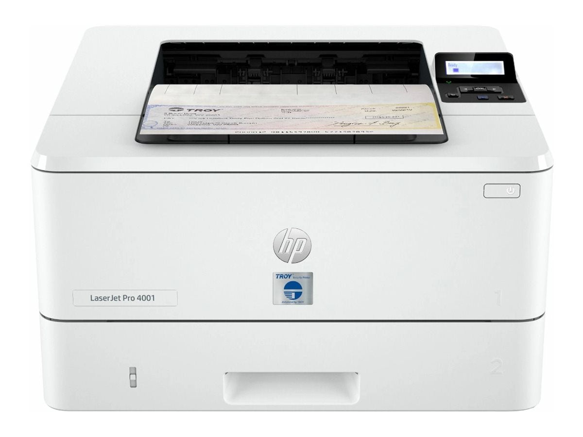 TROY MICR 4001n - Printer - B/W - laser - A4/Letter - 4800 x 600 dpi - up to 42 ppm - capacity: 350 sheets - USB 2.0, LAN 01-4001NM-111