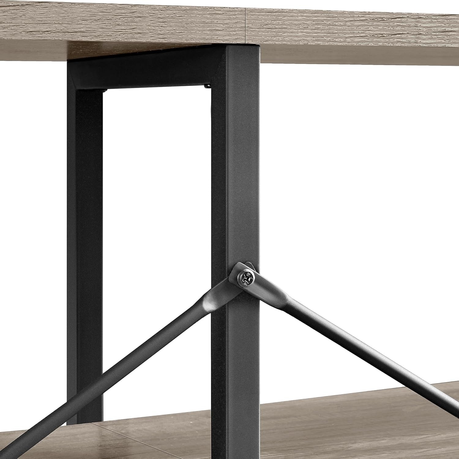TV Stand Up To 65 Inches With 3 Tier Storage Shelves
