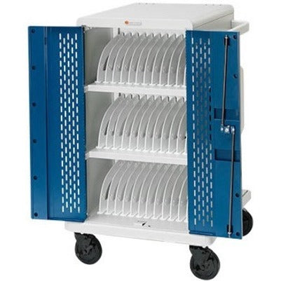 Tablet Computer Accessories - Bretford 36X Core MS Charging Cart Pacific Blue | TecISoft CORE36MSBP-CTPA