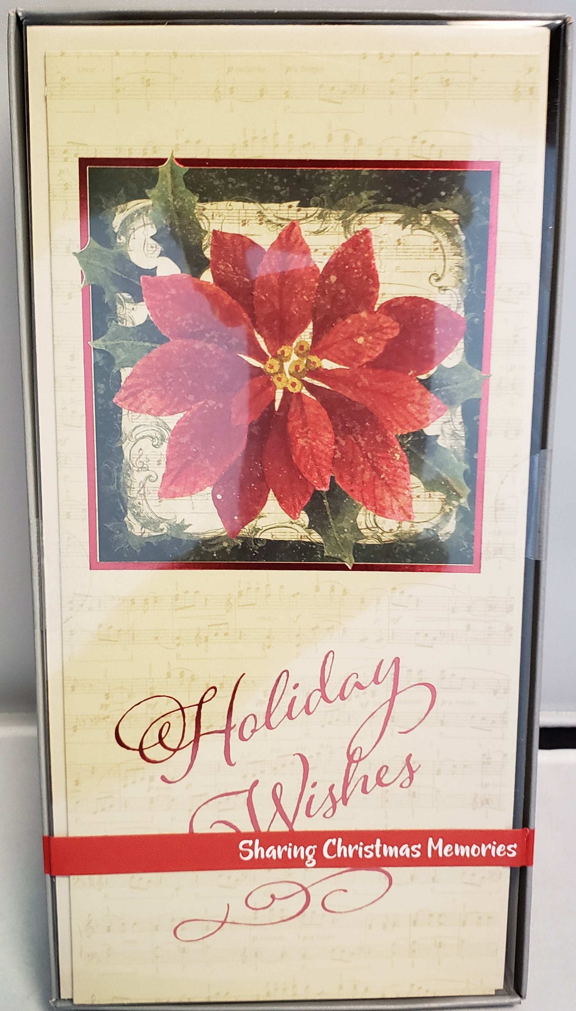 Tall Traditions 18 Card Set - Poinsettia
