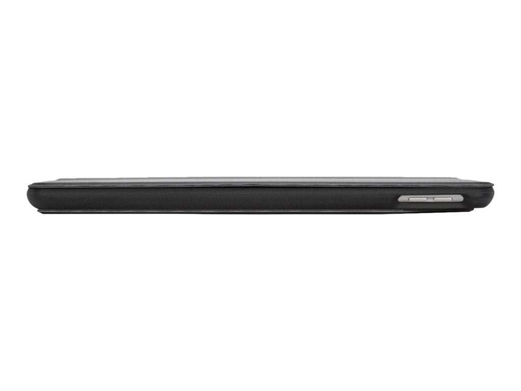 Targus Click-In - Flip cover for tablet - polyurethane, thermoplastic polyurethane (TPU) - black - 10.5 - for Apple 10.2-inch THZ851GL