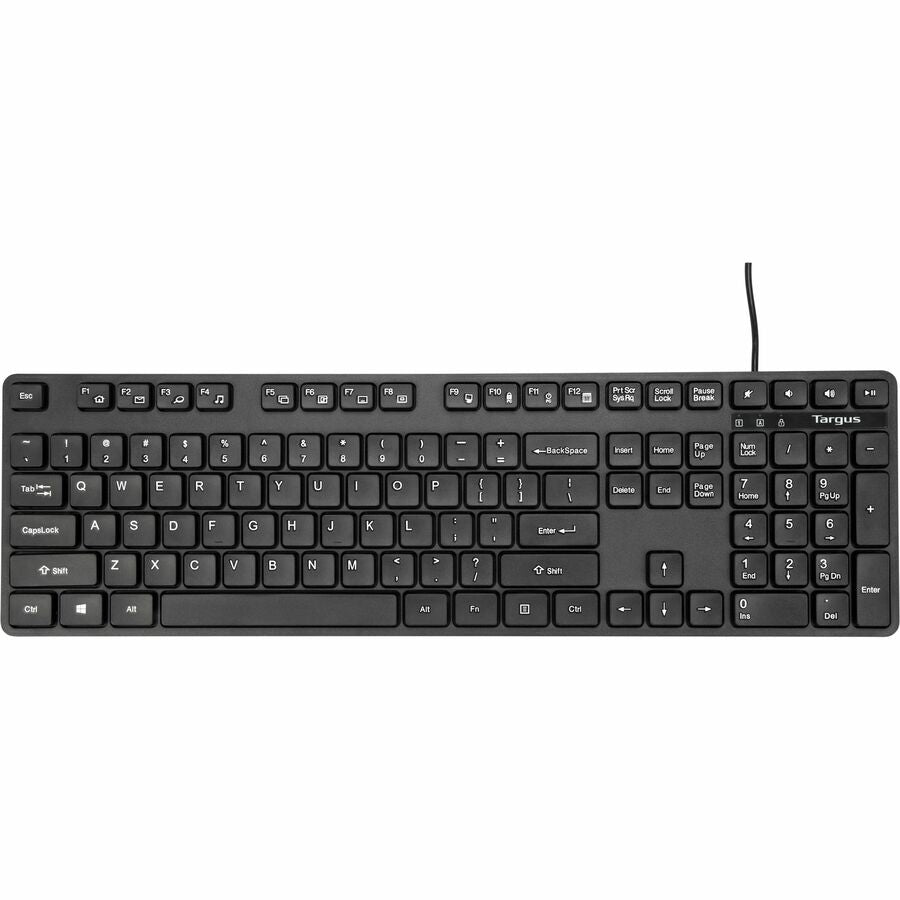 Targus Full-Size Antimicrobial Wired Keyboard AKB30AMUS