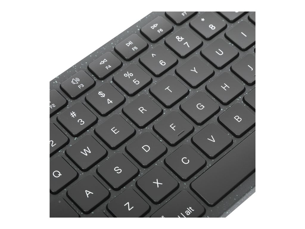 Targus - Keyboard and mouse set - EcoSmart, midsize, comfort, combo - full size - antimicrobial - wireless - 2.4 GHz, Bluetooth AKM626USZ