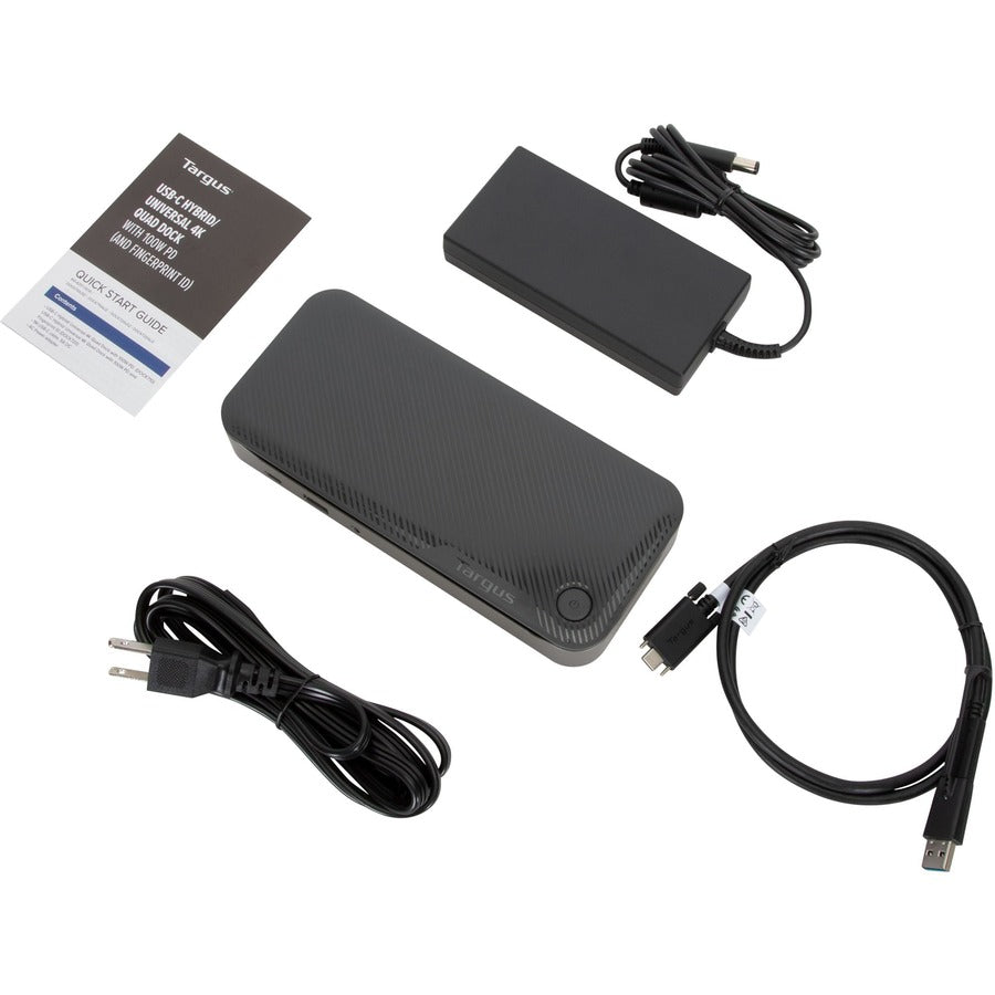 Targus Usb-C Hybrid Quad 4K (Qv4K) Docking Station With 100W Pd