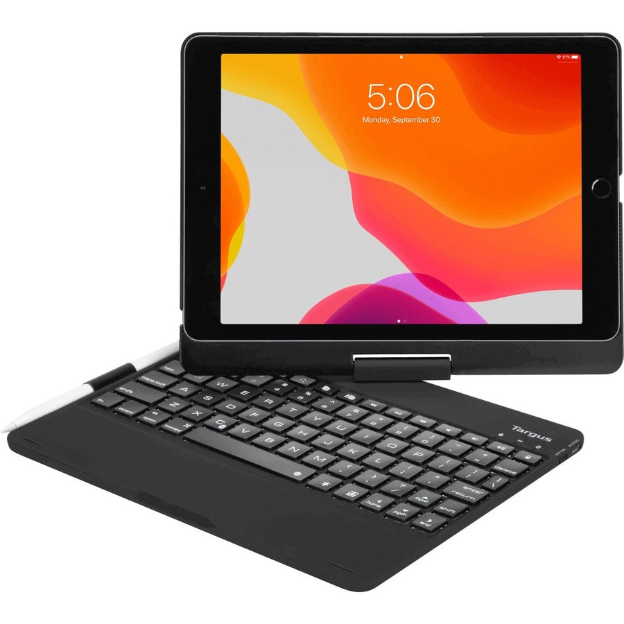 Targus VersaType THZ857US Keyboard/Cover Case for 10.2 to 10.5" Apple iPad (7th Generation)